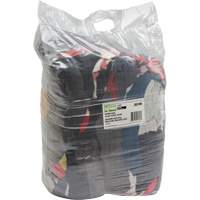Recycled Material Wiping Rags, Fleece, Mix Colours, 25 lbs. Oxford Builders Supplies Inc