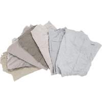 Recycled Material Wiping Rags, Cotton, White, 25 lbs. Oxford Builders Supplies Inc