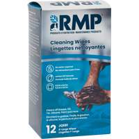 Individually Wrapped Cleaning Wipes, 12 Wipes, 8" x 9-1/2" Oxford Builders Supplies Inc