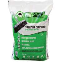 Compos&eacute; de balayage biod&eacute;gradable Pine Sweep, Sac, 44 lb (20 kg) Oxford Builders Supplies Inc