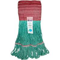 Wide-Band Mop Head, Antimicrobial/Floor Finishing/Specialty, Cotton/Rayon/Synthetic, Loop Style Oxford Builders Supplies Inc
