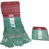 Wide-Band Mop Head, Antimicrobial/Floor Finishing/Specialty, Cotton/Rayon/Synthetic, Loop Style Oxford Builders Supplies Inc