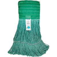 Wide-Band Mop Head, Antimicrobial/Floor Finishing/Specialty, Cotton/Rayon/Synthetic, Loop Style Oxford Builders Supplies Inc