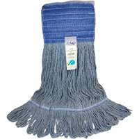Wide-Band Mop Head, Antimicrobial/Floor Finishing/Specialty, Cotton/Rayon/Synthetic, Loop Style Oxford Builders Supplies Inc