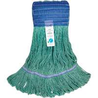 Wide-Band Mop Head, Antimicrobial/Floor Finishing/Specialty, Cotton/Rayon/Synthetic, Loop Style Oxford Builders Supplies Inc