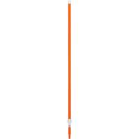 Manche, Balai/Brosse/Vadrouille &agrave; &eacute;pousseter/Support &agrave; tampon/Grattoir/Raclette/Vadrouille humide, Orange, T&eacute;lescopique, 62" - 109-2/5" lo Oxford Builders Supplies Inc