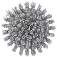 Brosse ronde HyDrive pour perceuse, Soies Tr&egrave;s ferme, Longueur de 3-1/10", Blanc Oxford Builders Supplies Inc
