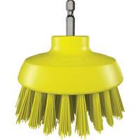 Brosse ronde HyDrive pour perceuse, Soies Tr&egrave;s ferme, Longueur de 3-1/10", Jaune Oxford Builders Supplies Inc