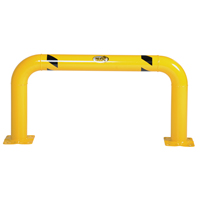 Garde-corps &agrave; profil &eacute;lev&eacute; pour machines, 4' la x 2' h, Jaune Oxford Builders Supplies Inc