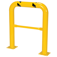 Garde-corps &agrave; profil &eacute;lev&eacute; pour machines, 3' la x 3,5' h, Jaune Oxford Builders Supplies Inc
