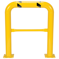 Garde-corps &agrave; profil &eacute;lev&eacute; pour machines, 3' la x 3,5' h, Jaune Oxford Builders Supplies Inc