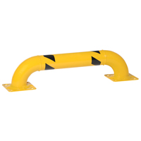 Garde-corps &agrave; profil bas pour rayonnages, 3' la x 0,75' h, Jaune Oxford Builders Supplies Inc
