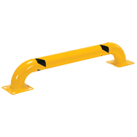 Garde-corps &agrave; profil bas pour rayonnages, 4' la x 0,75' h, Jaune Oxford Builders Supplies Inc