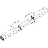 Curtain Partition Track Splicer Oxford Builders Supplies Inc