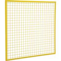 Composantes pour partitions & cloisons grillag&eacute;es - Panneaux, 4' h x 4' la, Jaune Oxford Builders Supplies Inc