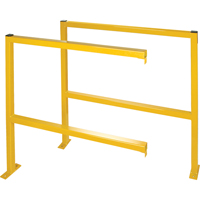 Protecteurs de p&eacute;rim&egrave;tre - Style tubulaire, 48" la x 49-1/2" h, Jaune Oxford Builders Supplies Inc