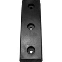 Molded Rubber Dock Guards, Rubber, 30" W x 4" D x 10" H Oxford Builders Supplies Inc