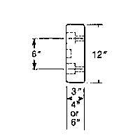 Molded Rubber Dock Guards, Rubber, 30" W x 4" D x 10" H Oxford Builders Supplies Inc