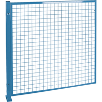 Protecteurs de p&eacute;rim&egrave;tre - Style treillis m&eacute;tallique, 4' h x 4' la, Bleu Oxford Builders Supplies Inc