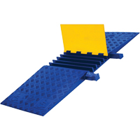 Yellow Jacket&reg; Heavy Duty ADA/DDA Cable Protector, 5 Channels, 18" L x 50" W x 1.875" H Oxford Builders Supplies Inc