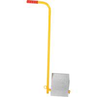 Cale de roues en aluminium avec poign&eacute;e, 7" la x 11-7/8" p x 7-11/16" h Oxford Builders Supplies Inc
