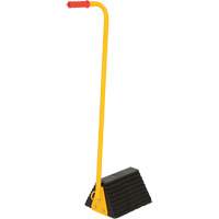 Cale de roue avec poign&eacute;e ergonomique, 9-1/4" x 8" x 6", Noir Oxford Builders Supplies Inc