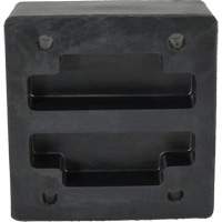 Molded Dock Bumper, Reinforced Rubber, 12" W x 4" D x 13" H Oxford Builders Supplies Inc