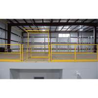 Barri&egrave;re de s&eacute;curit&eacute; pour mezzanine, 68-1/2" lo x 42" ha, 80-1/16" &eacute;lev&eacute;e, Jaune Oxford Builders Supplies Inc