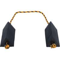 Cale de roue d'avion de transporteur a&eacute;rien, 5" x 10" x 4-1/2", Noir Oxford Builders Supplies Inc