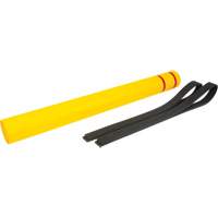 Capuchon en poly&eacute;thyl&egrave;ne pour borne de protection, 4-1/2" dia. x 52" l, Rouge/Jaune Oxford Builders Supplies Inc