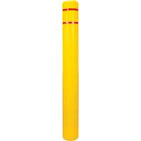 Polyethylene Bollard Cover, 6-5/8" Dia. x 60" L, Red/Yellow Oxford Builders Supplies Inc