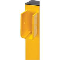 Poteau de coin pour garde-corps l&eacute;gers, Acier, 42" h, Jaune s&eacute;curit&eacute; OSHA Oxford Builders Supplies Inc