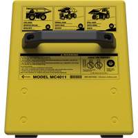Checkers Safety Heavy-Duty Ultra Class Mining Wheel Chock without Bracket, HDPE, Yellow, 14-1/2" W x 17-1/2" D x 16" H Oxford Builders Supplies Inc
