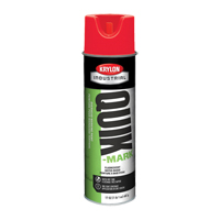 Industrial Quik-Mark Water-Based Overhead Marking Paint, 17 oz., Aerosol Can Oxford Builders Supplies Inc