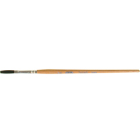 Pinceau une passe, Largeur de la brosse de 1/8", Soie de bœuf, Manche &agrave; Bois Oxford Builders Supplies Inc