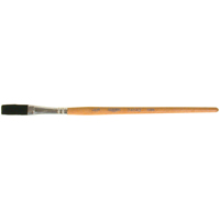 Pinceau une passe, Largeur de la brosse de 3/8", Soie de bœuf, Manche &agrave; Bois Oxford Builders Supplies Inc