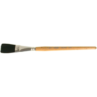 Pinceau une passe, Largeur de la brosse de 3/4", Soie de bœuf, Manche &agrave; Bois Oxford Builders Supplies Inc