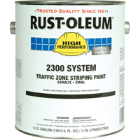 2300 System Traffic Zone Striping Paint, Yellow, Gallon Oxford Builders Supplies Inc