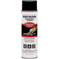 S1600 System Inverted Striping Paint, Black, Aerosol Can Oxford Builders Supplies Inc