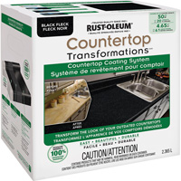 Syst&egrave;me de rev&ecirc;tement mouchet&eacute; pour comptoir Countertop Transformations, 2,37 L, Trousse, Tache noire Oxford Builders Supplies Inc
