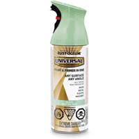 Universal&reg; Enamel Paint & Primer In One, Modern Mint Green, Gloss, Aerosol Can Oxford Builders Supplies Inc