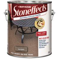 Stoneffects Decorative Concrete Coating, 3.78 L, Textured, Beige Oxford Builders Supplies Inc