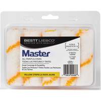 Master Yellow Stripe Mini Roller, 13 mm (1/2") Nap, 101.6 mm (4") L Oxford Builders Supplies Inc