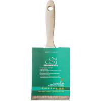 One Coat Trim & Wall Brush, White China, Wood Handle, 4" Width Oxford Builders Supplies Inc