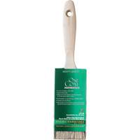One Coat Trim & Wall Brush, White China, Wood Handle, 2" Width Oxford Builders Supplies Inc