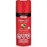 Appr&ecirc;t + peinture COLORmaxx, Rouge banni&egrave;re, Brillant, 12 oz, Canette a&eacute;rosol Oxford Builders Supplies Inc