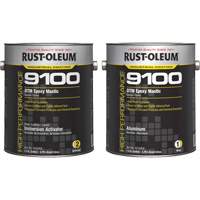 9100 System DTM Epoxy Mastic Base & Activator Kit, Aluminum, Gallon Oxford Builders Supplies Inc