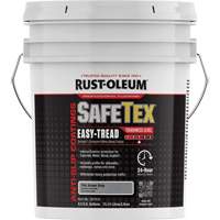 SafeTex&reg; Easy-Tread Acrylic Coating, 4 gal., Water-Based, Flat/Textured, Grey Oxford Builders Supplies Inc
