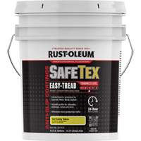 SafeTex&reg; Easy-Tread Acrylic Coating, 4 gal., Water-Based, Flat/Textured, Yellow Oxford Builders Supplies Inc