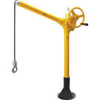 Tall Industrial Lifting Device with Bolt-Down Base, 500 lbs. (0.25 tons) Capacity Oxford Builders Supplies Inc